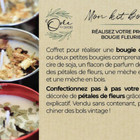 Kit DIY - réalisez votre propre bougie fleurie