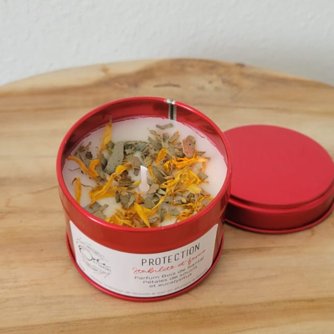Bougie Protection - Bois de santal
