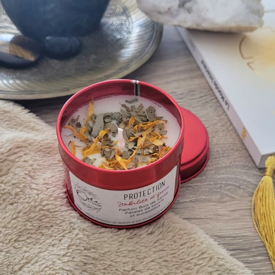 Bougie Protection - Bois de santal