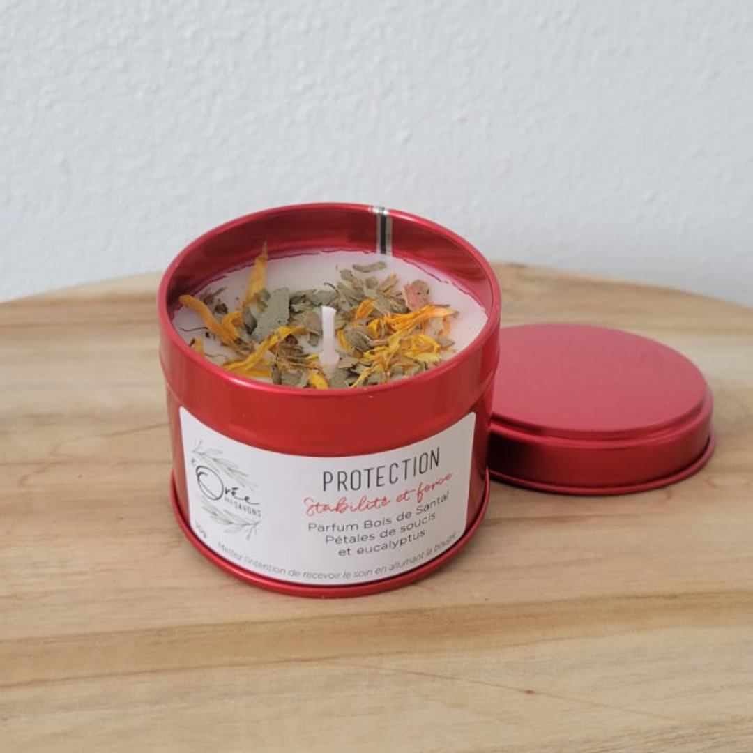 Bougie Protection - Bois de santal