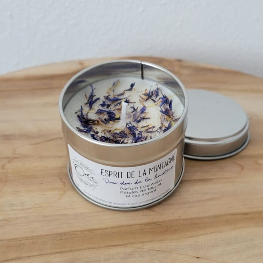 Bougie Esprit de la Montagne – Edelweiss