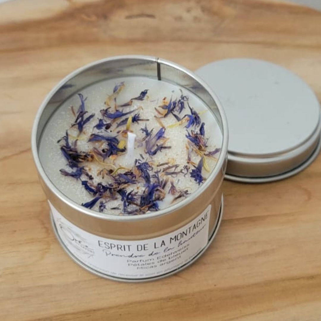 Bougie Esprit de la Montagne – Edelweiss