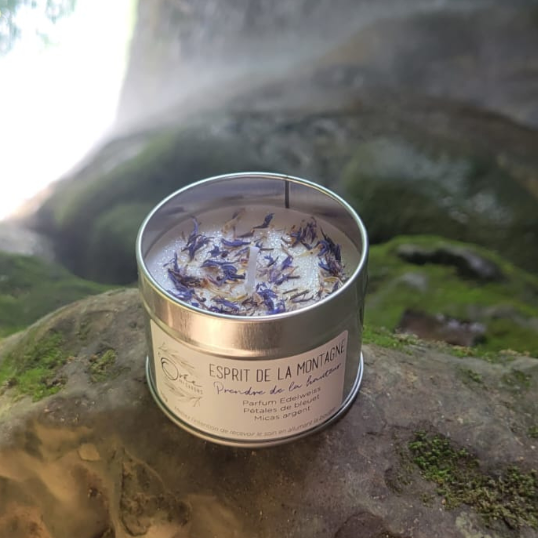 Bougie Esprit de la Montagne – Edelweiss