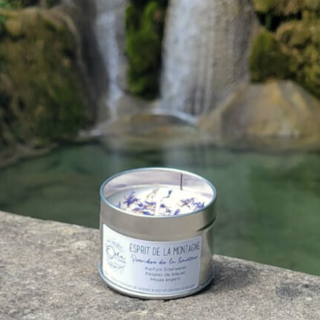 Bougie Esprit de la Montagne – Edelweiss