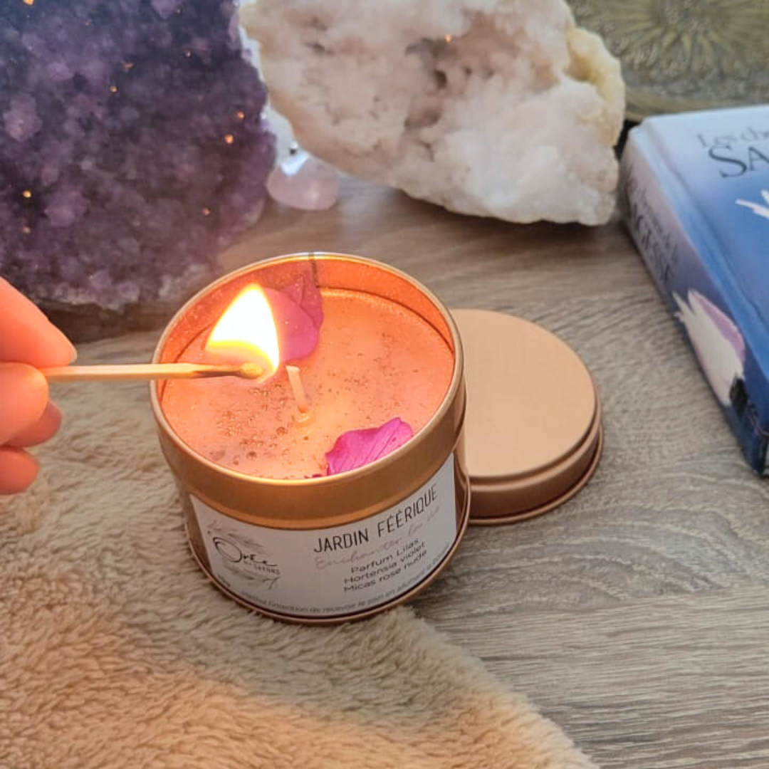 Bougie Jardin Féérique - Lilas