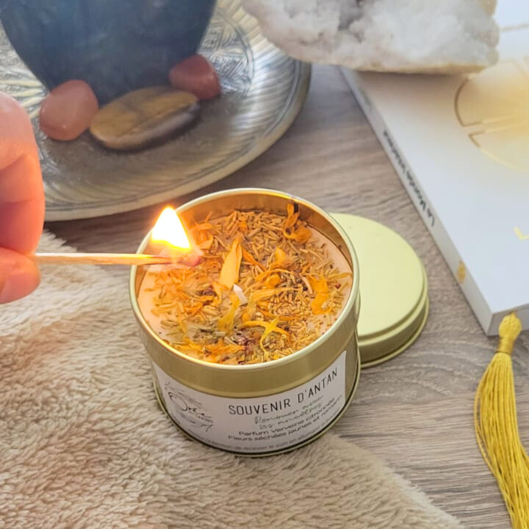 Bougie Souvenir d'antan - Verveine