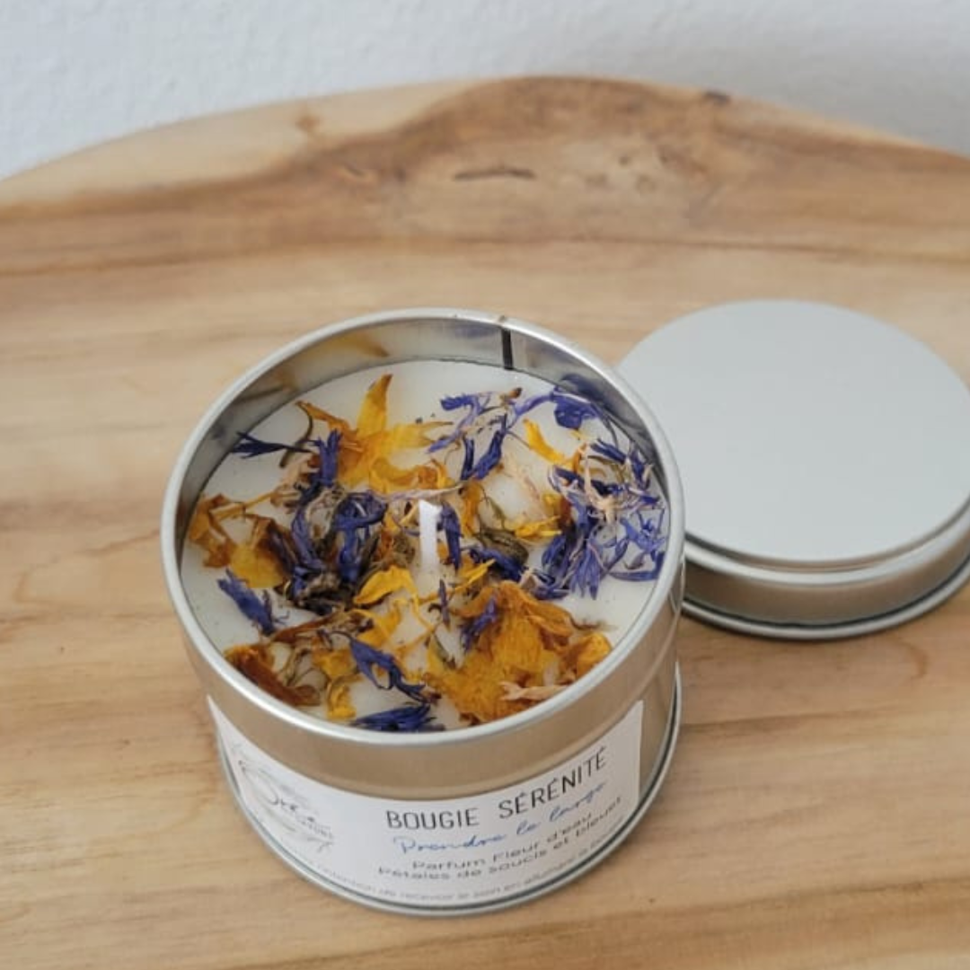 Bougie Sérénité – Fleur d'eau