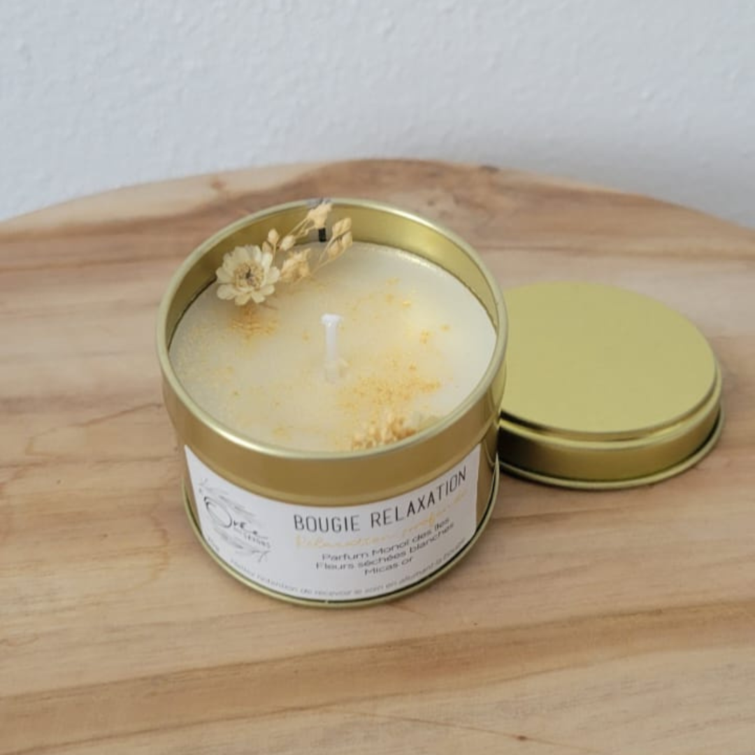 Bougie Relaxation – Monoï des îles
