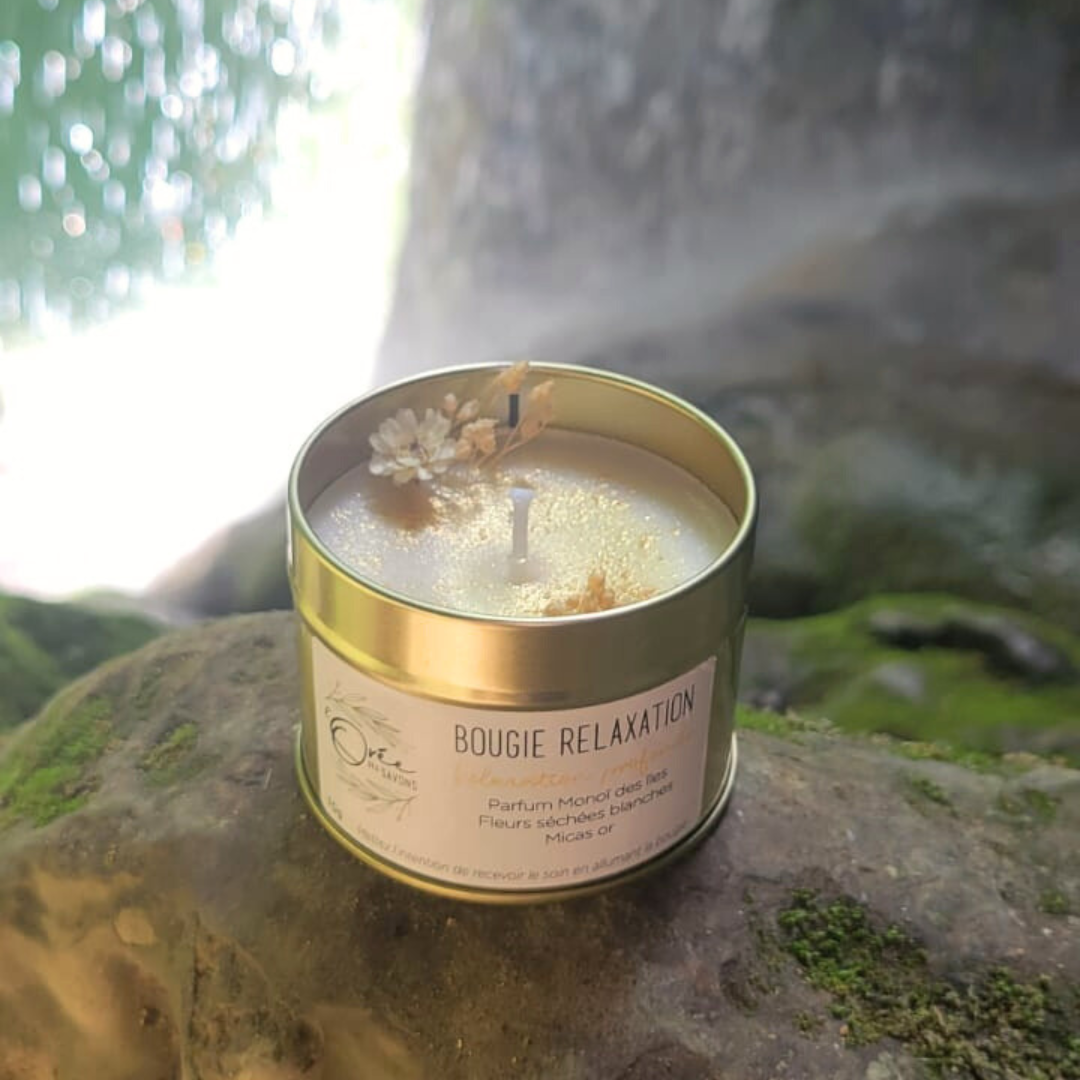 Bougie Relaxation – Monoï des îles