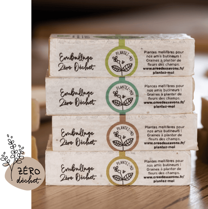packaging zéro déchet des savons