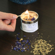 Bougie Chakra 3e Œil - Intuition & Vision - Abricot romarin