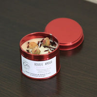 Bougie Chakra Coeur – Amour de soi - Bois de Rose