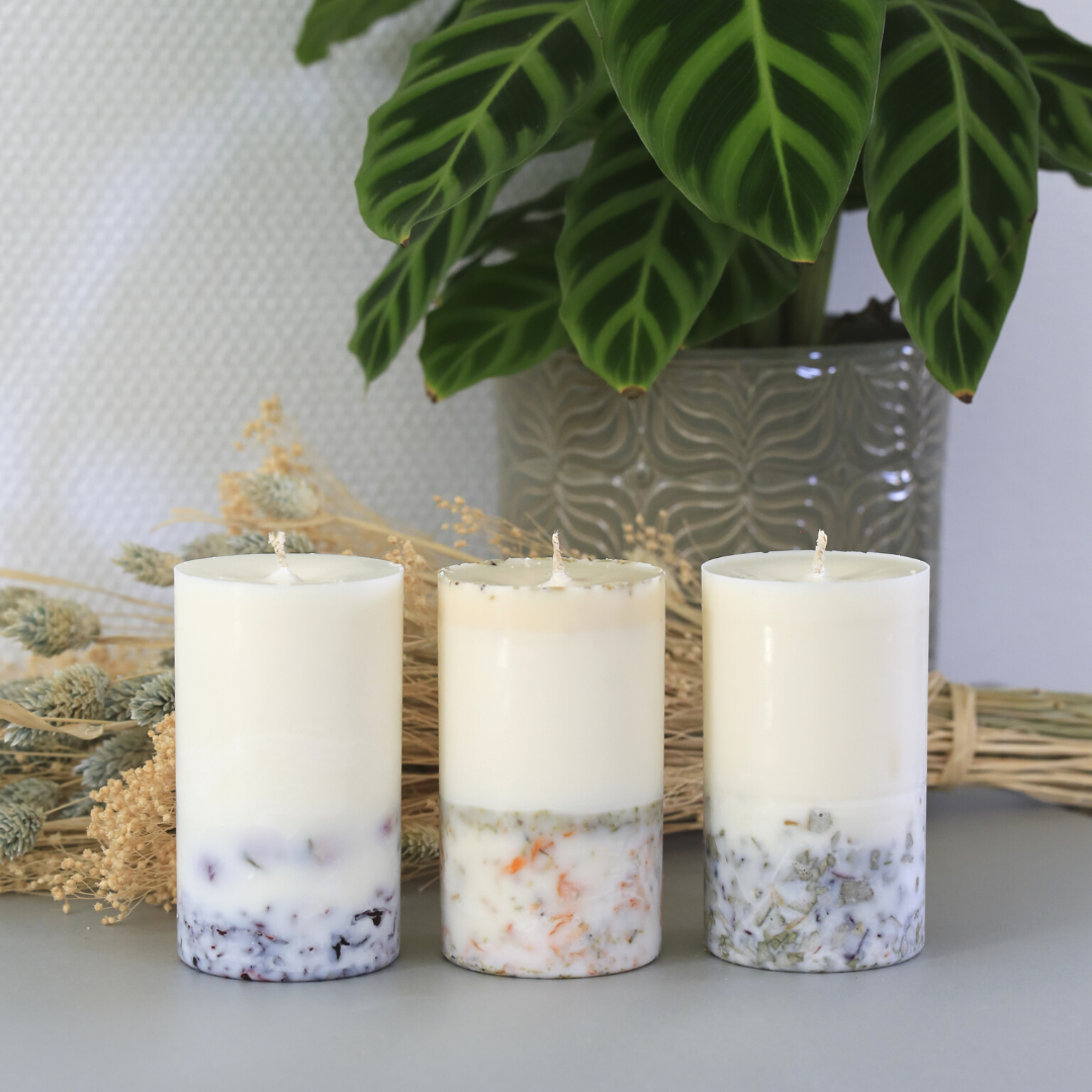 Bougie "Boutons de Rose" - parfum Bois de Rose