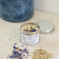 Bougie Chakra 3e Œil - Intuition & Vision - Abricot romarin