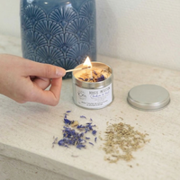 Bougie Chakra 3e Œil - Intuition & Vision - Abricot romarin