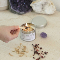 Bougie Chakra Coronal - Reliance & Conscience - Encens