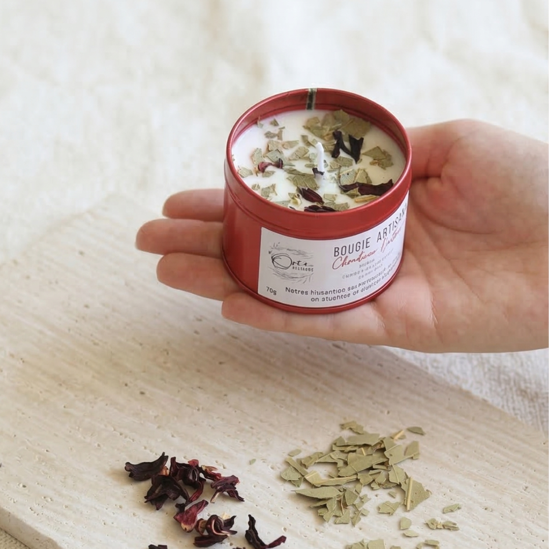 Bougie Chakra Racine - Ancrage - Cèdre