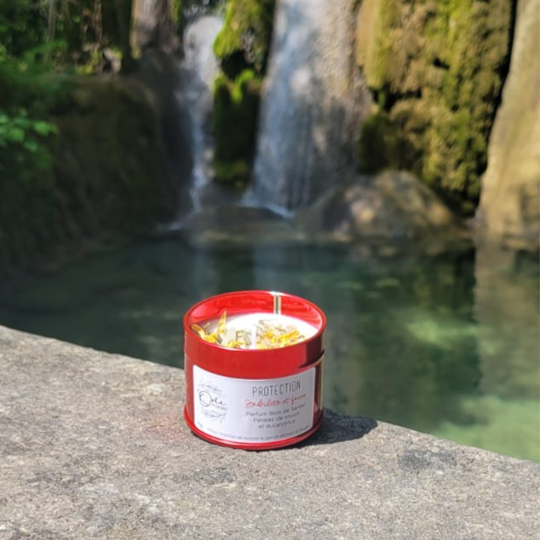 Bougie Protection - Bois de santal