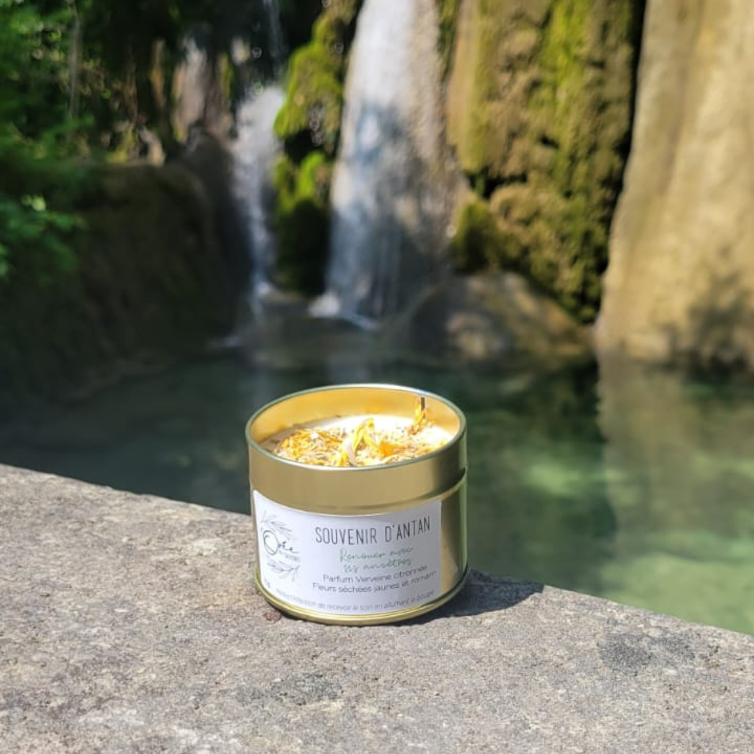 Bougie Souvenir d'antan - Verveine