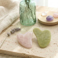 Gua Sha visage - Quartz rose - Peau sensible, mature